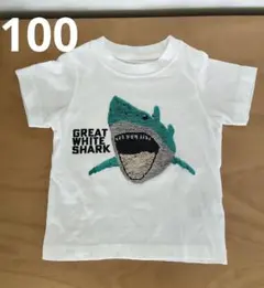 gu スパンコールTシャツ　サメ 100サイズのサムネイル
