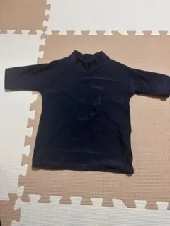 ネイビー 半袖水着　ラッシュガード