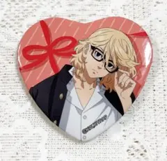 東京リベンジャーズ　佐野万次郎　缶バッジ　ハート　東急ハンズ