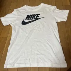 NIKE カモフラロゴプリント Tシャツ ホワイト