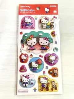 ポップデコパーティ　わたあめカプセルシール　サンリオ　ハローキティ