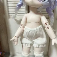 ハンドメイドボニーバニー6 のお洋服 カボチャパンツ 白のサムネイル