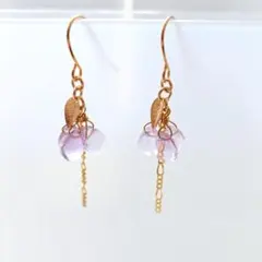 ライトアメジスト ピアス