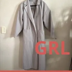 春用　ロングコート　ライトグレー