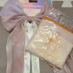 東京ディズニー　40周年　エコバッグ　ヘアゴム　リボン　グランドフィナーレ