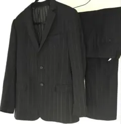 超美品 DOLCE&GABBANAドルガバ スーツ ブラック ストライプ 44