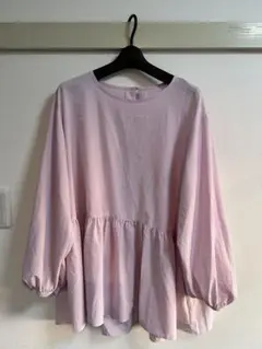 ラベンダー 長袖トップス