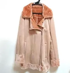 NICE CLAUP ピンクムートンコート