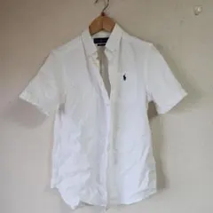 Ralph Lauren 半袖シャツ ホワイト L/G (14-16)