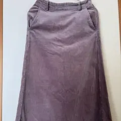 【美品】コーデュロイ タイトスカート ピンク GU Lサイズ