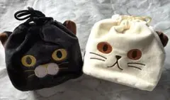 カルディ　くたくたねこ　巾着　ポーチ　ポシェット　8点 KALDI - カルディ くたくたねこ 巾着 ポーチ ポシェット 8点の