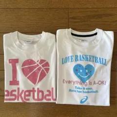 asics converse バスケットボール Tシャツ 2枚セット　150 S