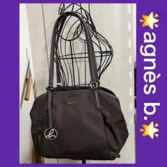 ★新品同様★agnès b.★ロゴチャーム付き★収納好きさんの2wayバッグのサムネイル