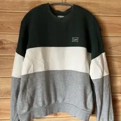 Lee トレーナー スウェットカラーブロックトレーナー　Lサイズ　長袖