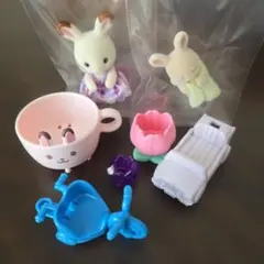 シルバニア　赤ちゃん妖精の森のなかまたち　ショコラ うさぎ　他　まとめ売り