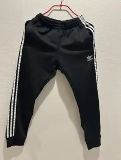 adidas ブラック ジョガーパンツ S