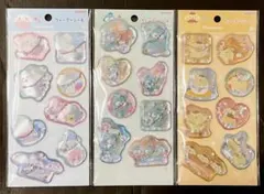 サンリオ　ウォーターシール　ハンギョドン　シナモロール　ポムポムプリン