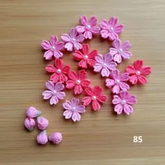 つまみ細工のお花　ミニサイズ85