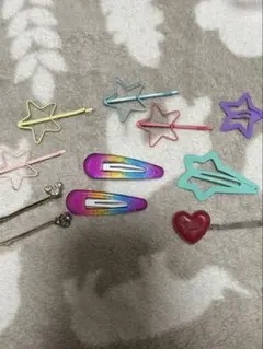 カラフルヘアピン8個セット