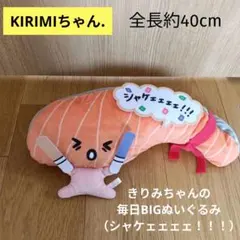 KIRIMIちゃん. きりみちゃんの毎日BIGぬいぐるみ シャケェェェェ！！！