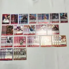 ワンピースカード 赤 シャンクス デッキ 調整用パーツ 55枚セット