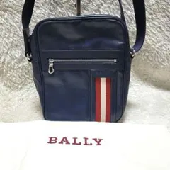 BALLY バリー ネイビー 濃紺 レザー ショルダーバッグのサムネイル