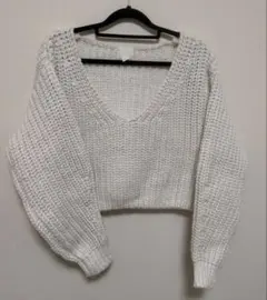 H&M ケーブルニット