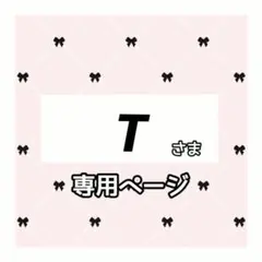 T 様専用ページ
