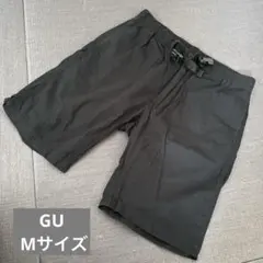 GU ジーユー ネイビーハーフパンツ 調整可能ウエスト Mサイズ