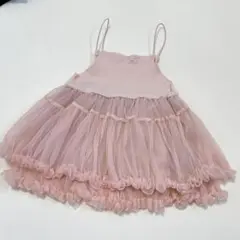 90 cottoli チュールワンピース