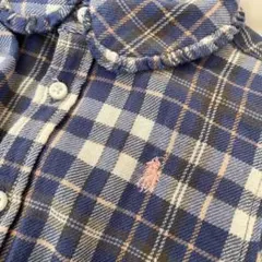 Polo Ralph Lauren 長袖シャツ 6歳 ネイビー系チェック