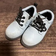 ライトブルー ブーツ スニーカー合成皮革 暖かく冬用