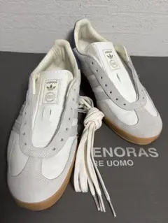 #アディダス adidas Gazelle ホワイト/グレー/ブルー 美品