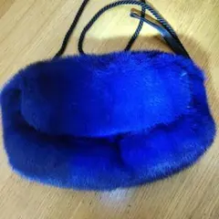 リアル ミンク ファー ハンドマフ　ミニバッグ兼用 ポシェット ポーチ