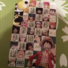 週刊少年ジャンプ 付録 2015年 クリアカレンダー 集英社 - メルカリ