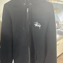 な*ん様 Stüssy ブラック フルジップパーカー