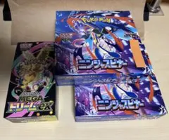 MEGAドリームex ニンジャスピナー　合計3BOX シュリンクなしペリペリあり