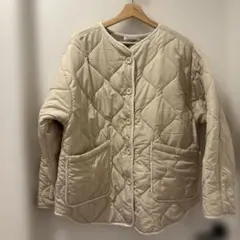 キルティングジャケット　アイボリー最終値下げ