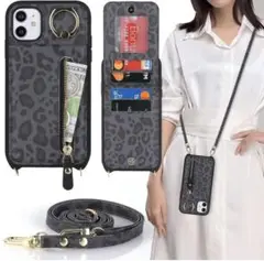 【新品】iPhone11 スマホショルダーケース　おまけ付き