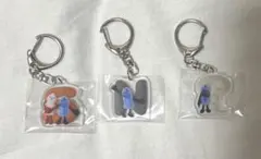 パペットスンスン　アクリルキーホルダー セットGIGO限定3種　S,N,？