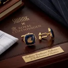 SWANK Royal Copenhagen メンズ カフスボタン　コラボ　希少のサムネイル