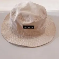 POLO Baby 帽子 ハット ベージュ 50cm 子供 美品のサムネイル