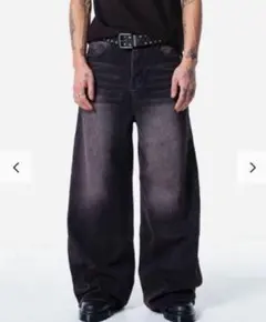 MENES バギーデニム　オーバーダイデニム　XL