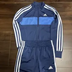 adidas ジャージ上下セット ネイビー/ブルー　130cm