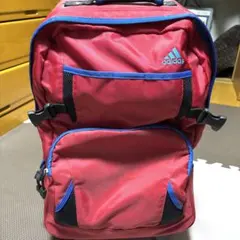 adidas キャリーケース リュック 2way 赤 青 ブルー レッド