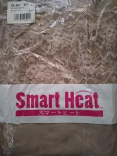 ヒートテック　ベージュ レース長袖　S