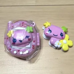 たまごっち　スイングケース３ クリップセット★ふらわっち★