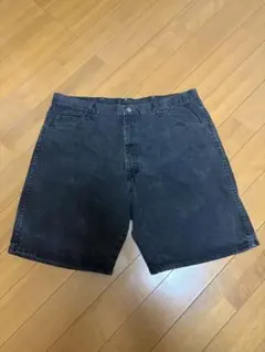 【美品】Wrangler デニム ハーフパンツ ブラックのサムネイル
