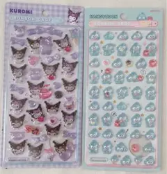 【新品未開封正規品】ボンボンドロップシール クロミ大とハンギョドンミニ2枚セット