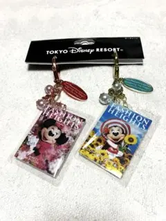 東京ディズニーリゾート　イマジニングザマジック　ミニー　ミニスタ　キーチェーン